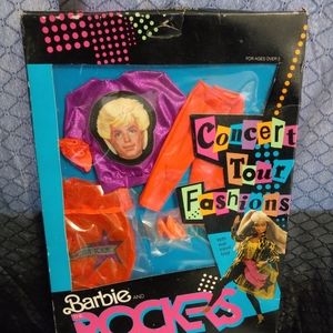 1986 Barbie And The Rockers Concert Tour Fashions